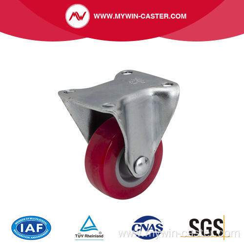 Mini 1.5 Inch 30kg Rigid TPU Caster